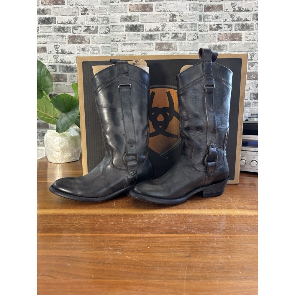 Ariat Providence Harness Leather Western Boots⭐️10007087⭐️Black Women⭐️Size 7.5B